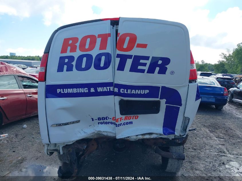 2017 Chevrolet Express 2500 Work Van VIN: 1GCWGAFF7H1101033 Lot: 39831438