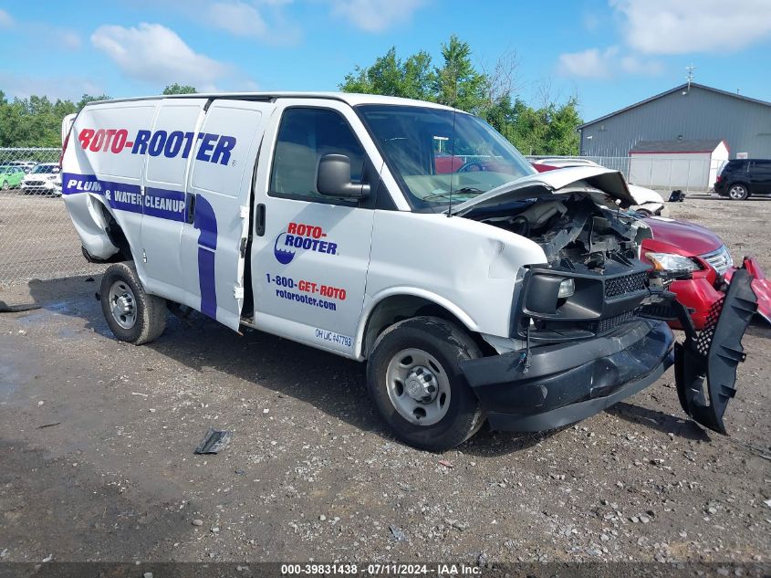 2017 Chevrolet Express 2500 Work Van VIN: 1GCWGAFF7H1101033 Lot: 39831438
