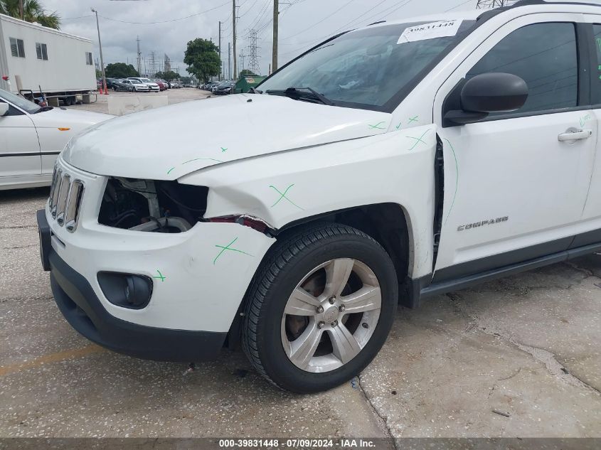 2012 Jeep Compass Sport VIN: 1C4NJCBA9CD553818 Lot: 39831448