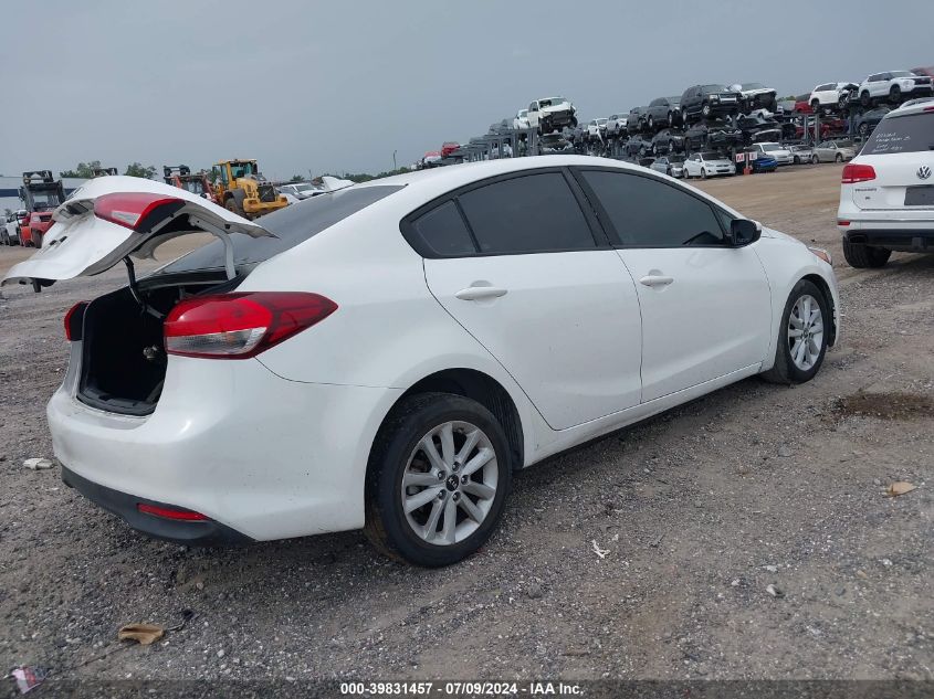 2017 Kia Forte Lx VIN: 3KPFL4A76HE133062 Lot: 39831457