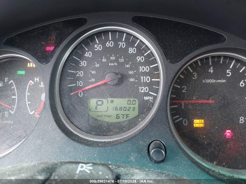 2008 Subaru Forester 2.5X VIN: JF1SG63688H719345 Lot: 39831476