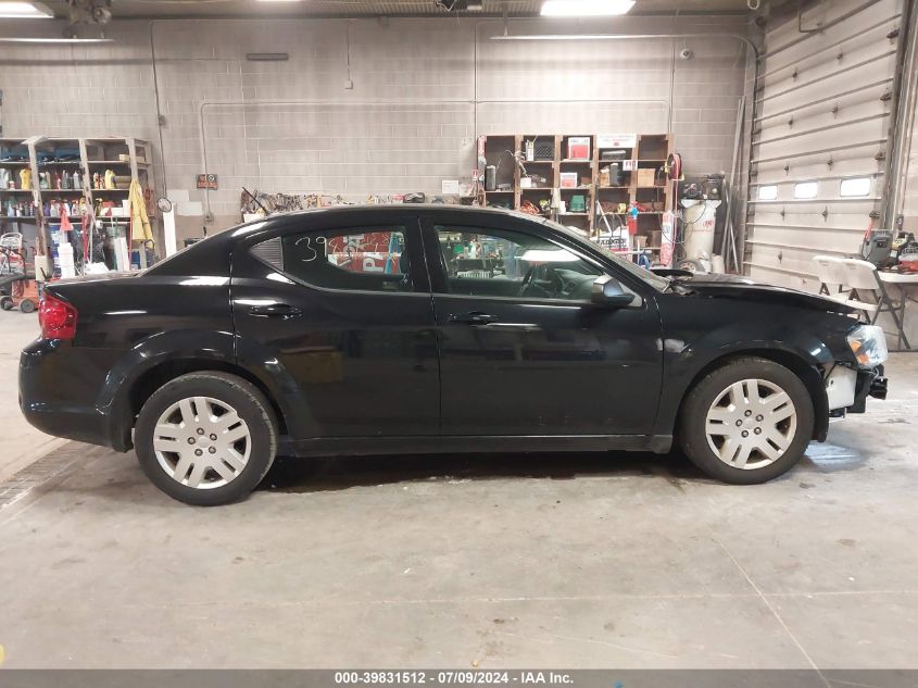 2014 Dodge Avenger Se VIN: 1C3CDZAG9EN117592 Lot: 39831512