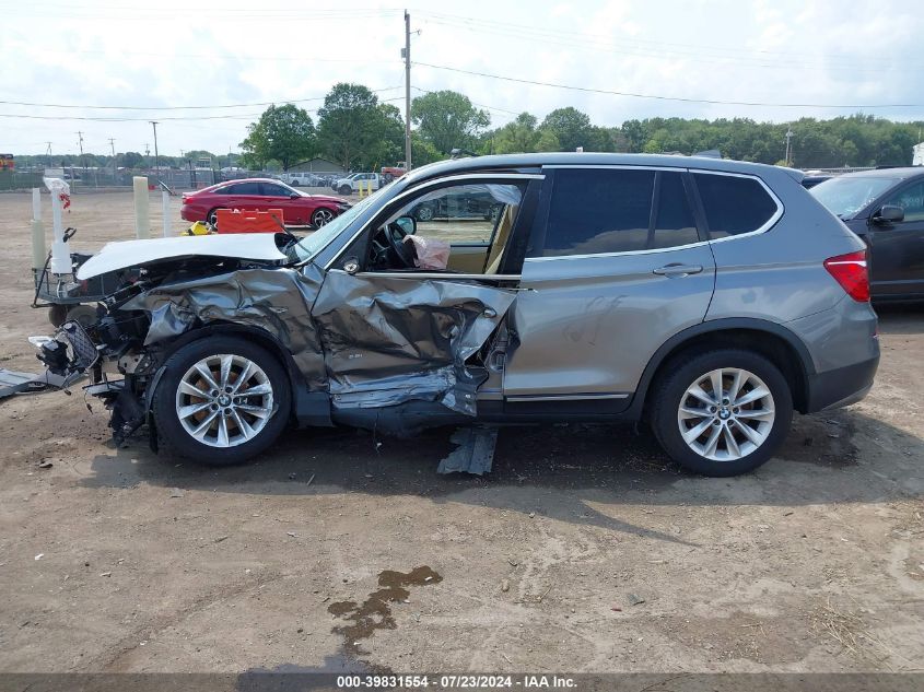 2014 BMW X3 xDrive28I VIN: 5UXWX9C59E0D43660 Lot: 39831554