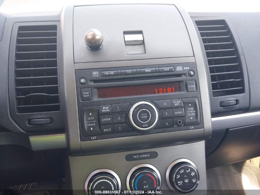 2012 Nissan Sentra 2.0 S VIN: 3N1AB6AP4CL718089 Lot: 39831567