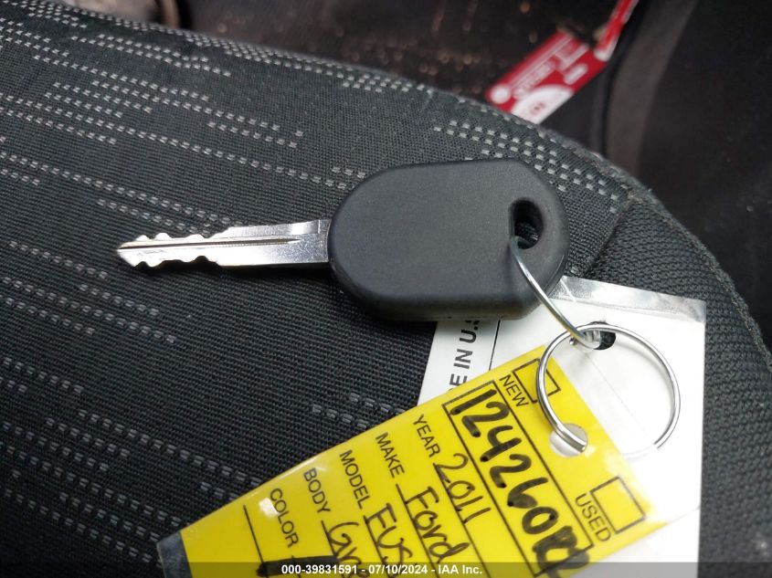 2011 Ford Fusion Se VIN: 3FAHP0HA2BR124260 Lot: 39831591