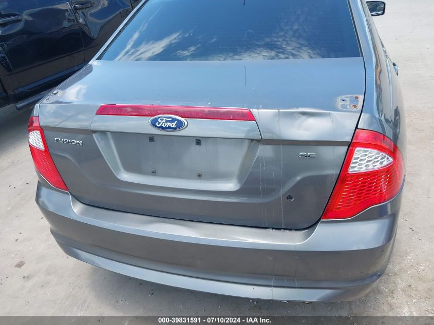 2011 Ford Fusion Se VIN: 3FAHP0HA2BR124260 Lot: 39831591