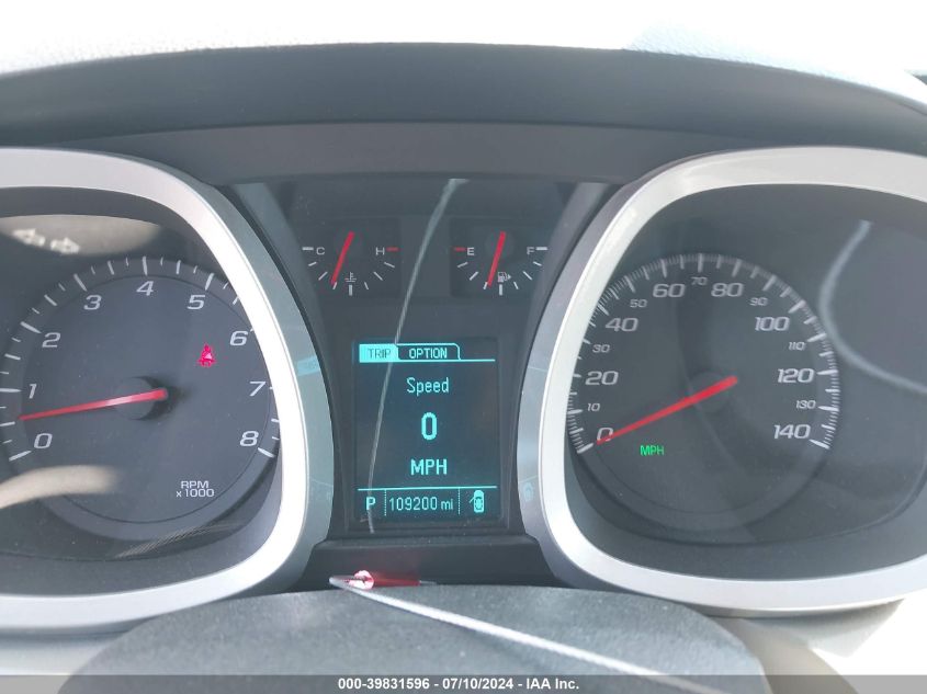 2013 Chevrolet Equinox Lt VIN: 2GNFLDE33D6278665 Lot: 39831596