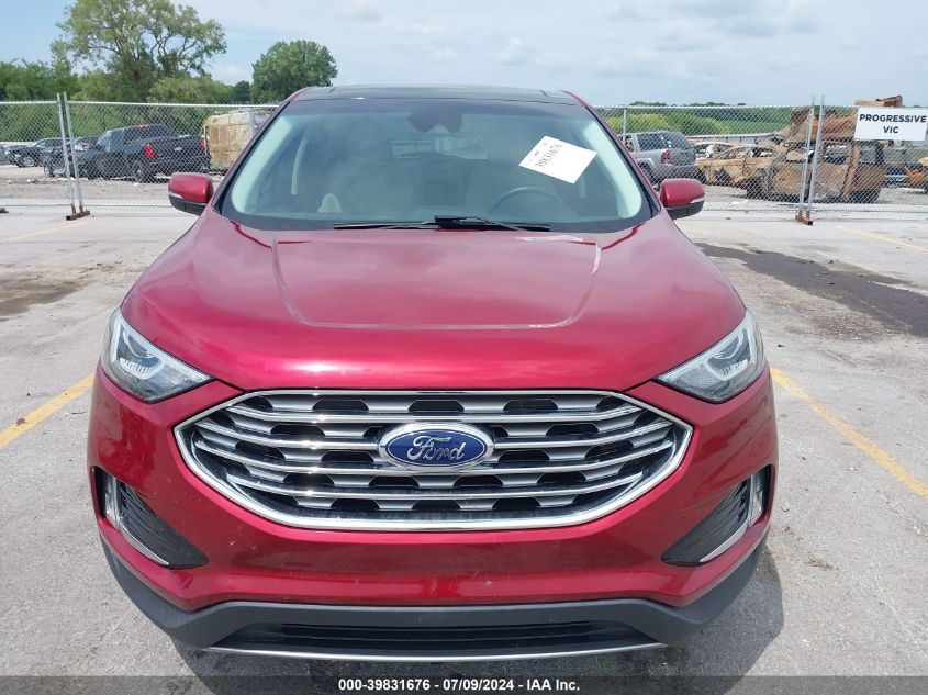 2019 Ford Edge Titanium VIN: 2FMPK3K92KBB26671 Lot: 39831676