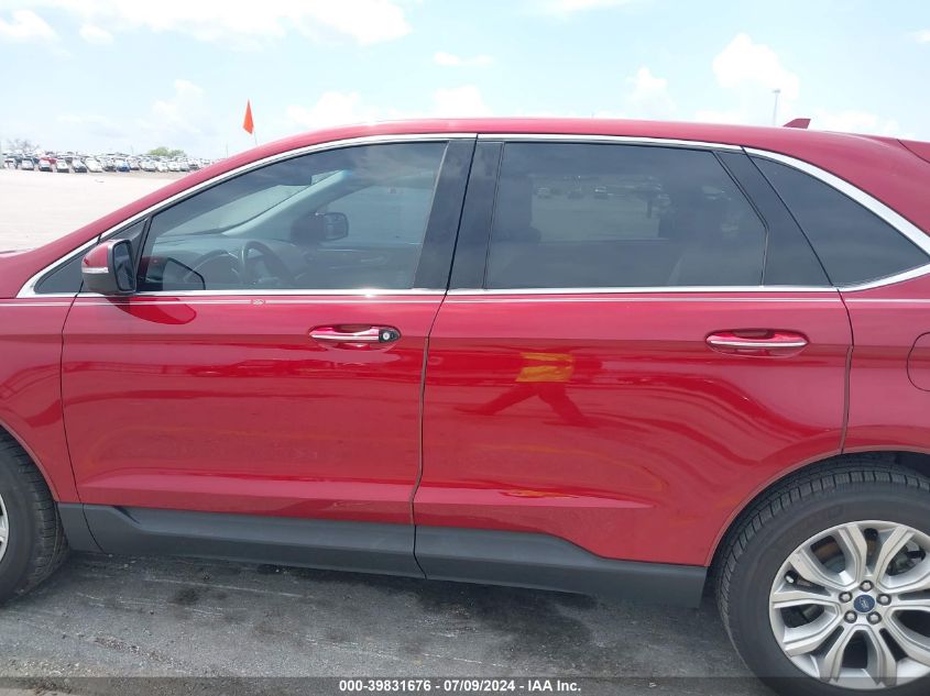 2019 Ford Edge Titanium VIN: 2FMPK3K92KBB26671 Lot: 39831676