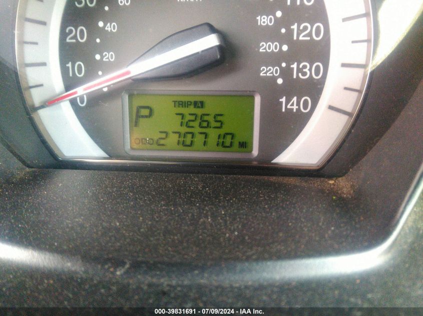 2007 Kia Spectra Ex VIN: KNAFE121175473651 Lot: 39831691