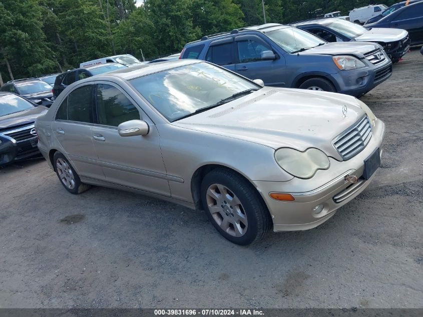 WDBRF81J85F566728 | 2005 MERCEDES-BENZ C 240