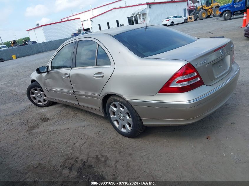 WDBRF81J85F566728 | 2005 MERCEDES-BENZ C 240