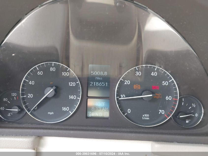 2005 Mercedes-Benz C 240 Luxury 4Matic VIN: WDBRF81J85F566728 Lot: 39831696