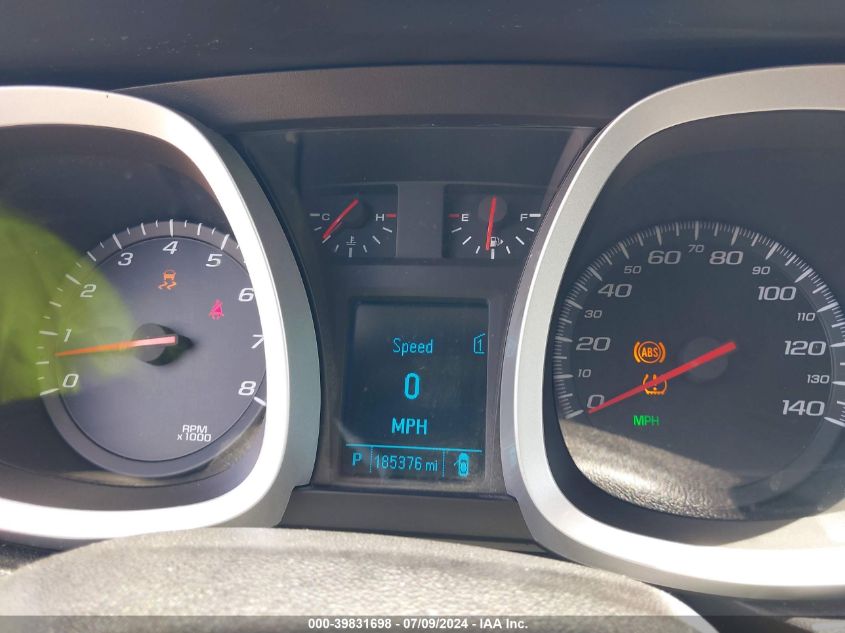 2012 Chevrolet Equinox 1Lt VIN: 2GNFLDE54C6207491 Lot: 39831698