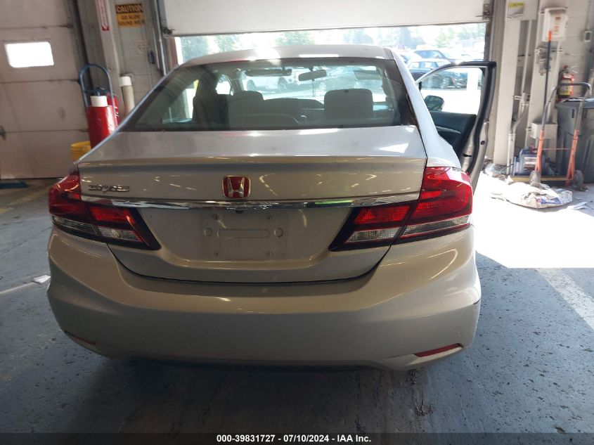 2014 Honda Civic Ex VIN: 19XFB2F88EE058692 Lot: 39831727