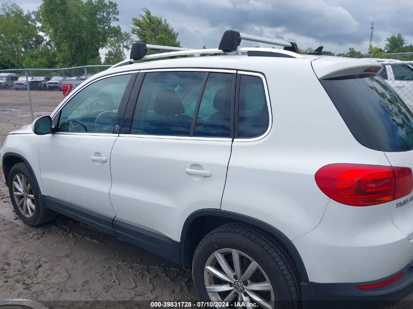 2017 VOLKSWAGEN TIGUAN 2.0T WOLFSBURG EDITION - WVGSV7AX4HK002425