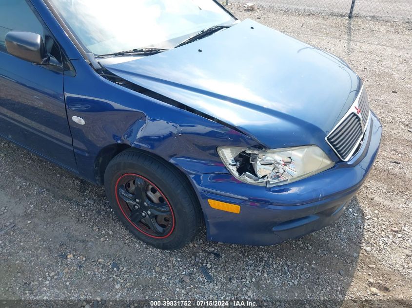 2002 Mitsubishi Lancer Es VIN: JA3AJ26E42U082437 Lot: 39831752