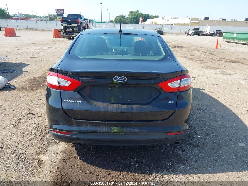 2016 Ford Fusion Se VIN: 3FA6P0H74GR227800 Lot: 39831791