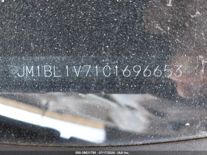 2012 Mazda Mazda3 I Touring VIN: JM1BL1V71C1696653 Lot: 39831795