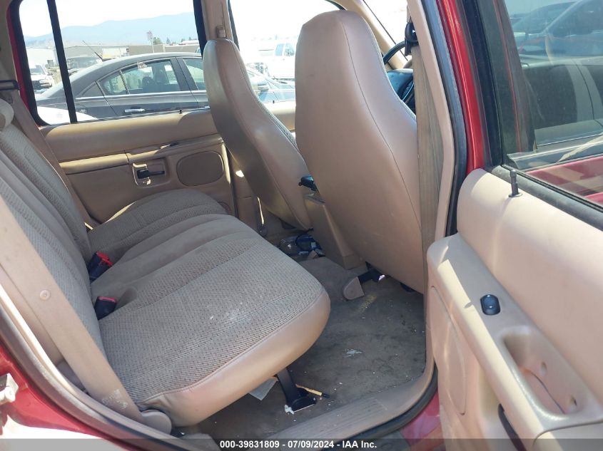 2001 Ford Explorer Xls VIN: 1FMZU72E51ZA69451 Lot: 39831809