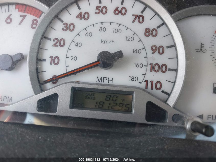 2005 Toyota Corolla S VIN: 1NXBR32E35Z348315 Lot: 39831812