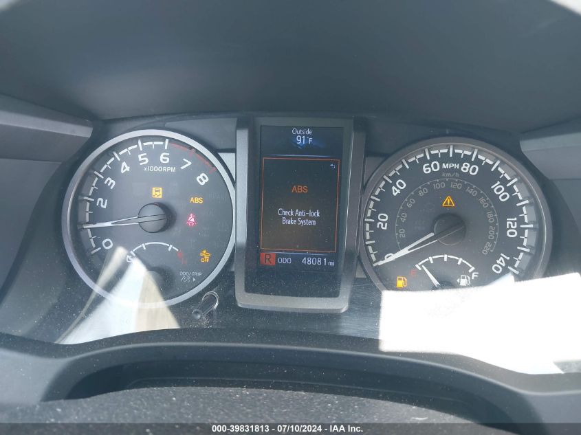 2019 Toyota Tacoma Trd Sport VIN: 5TFRZ5CN0KX081545 Lot: 39831813