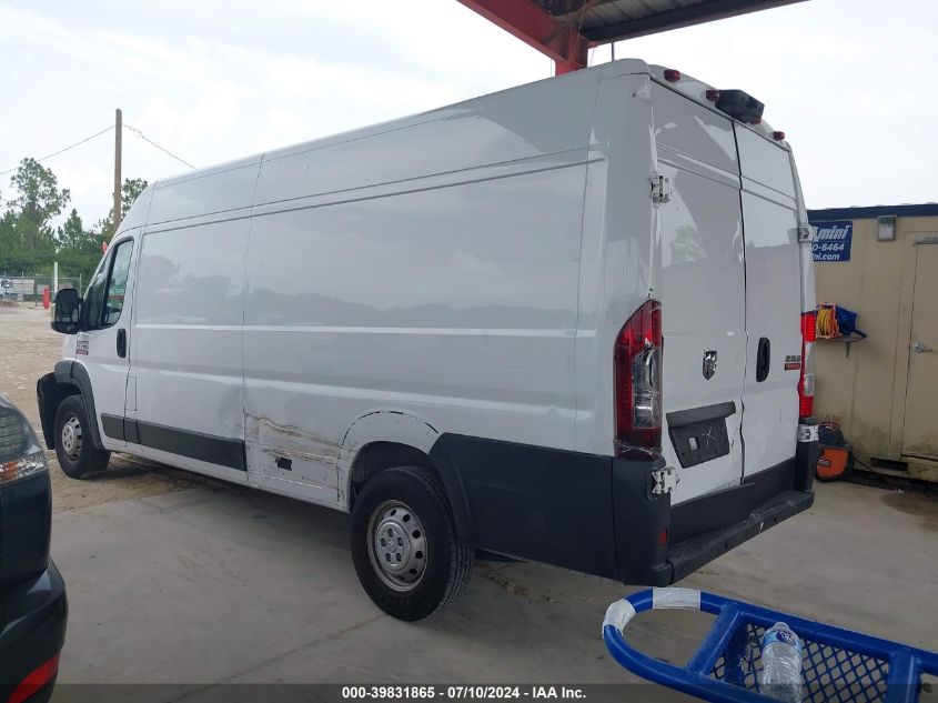 2019 Ram Promaster 3500 Cargo Van High Roof 159 Wb Ext VIN: 3C6URVJG3KE527743 Lot: 39831865