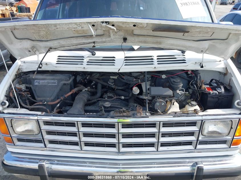 1991 Dodge Ram Van B250 VIN: 2B6HB21Y3MK453454 Lot: 39831868