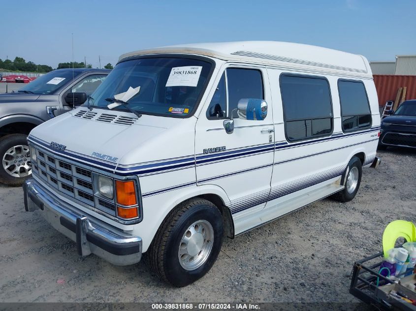 2B6HB21Y3MK453454 1991 Dodge Ram Van B250