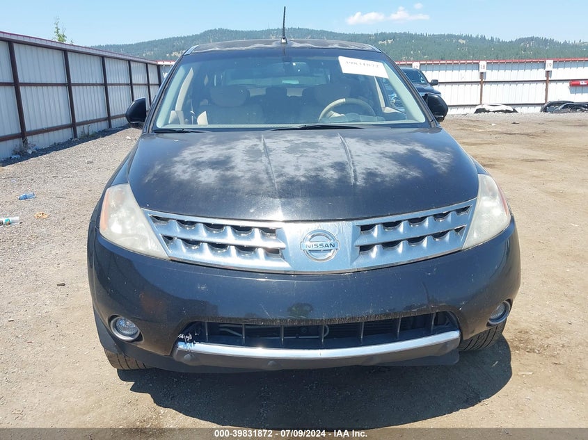 2007 Nissan Murano Sl VIN: JN8AZ08T47W529407 Lot: 39831872