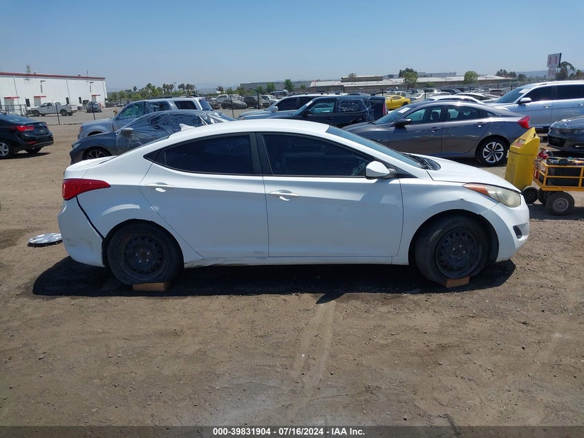 2012 Hyundai Elantra Gls/Limited VIN: 5NPDH4AE1CH122692 Lot: 39831904