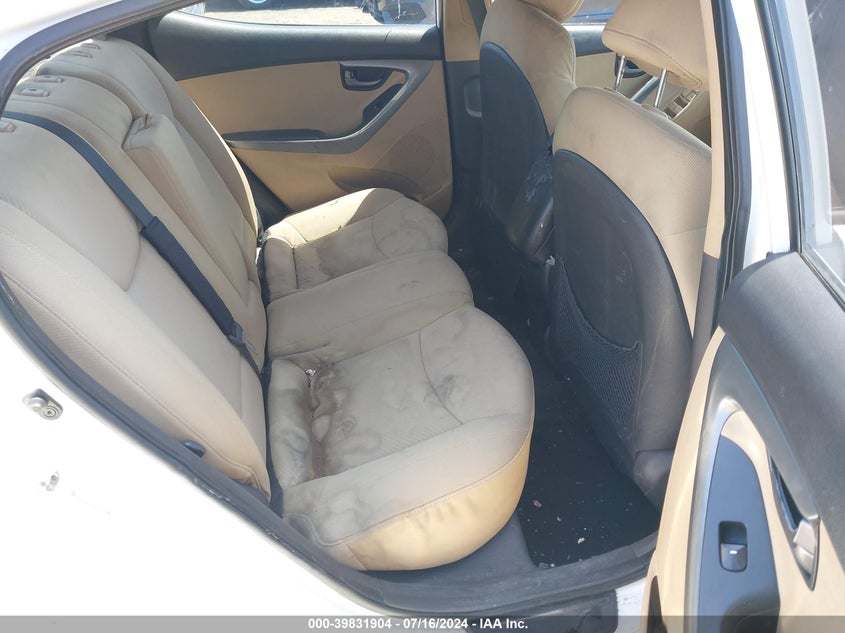 2012 Hyundai Elantra Gls/Limited VIN: 5NPDH4AE1CH122692 Lot: 39831904