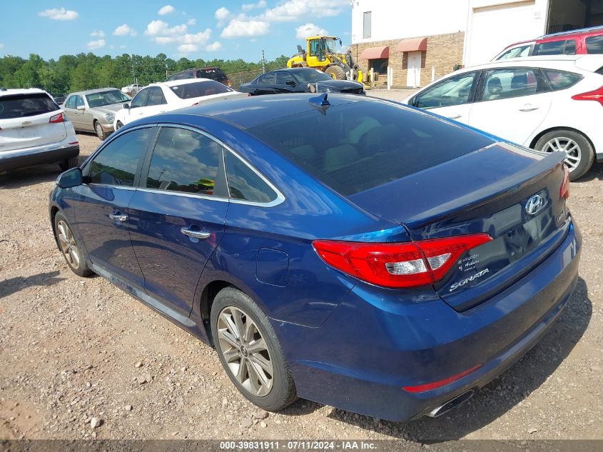 2017 Hyundai Sonata Limited VIN: 5NPE34AF9HH583920 Lot: 39831911