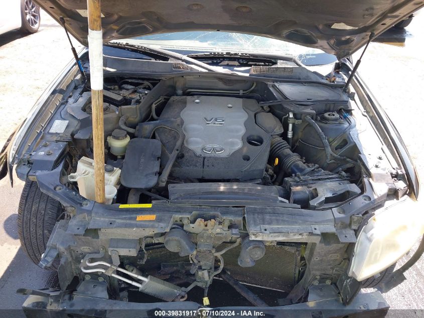 2005 Infiniti Fx35 VIN: JNRAS08U35X110304 Lot: 39831917