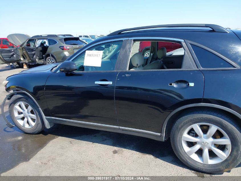 2005 Infiniti Fx35 VIN: JNRAS08U35X110304 Lot: 39831917