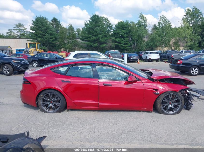 2022 Tesla Model S Dual Motor All-Wheel Drive VIN: 5YJSA1E51NF486195 Lot: 39831988