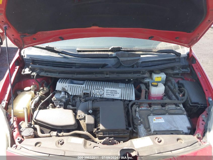 2010 Toyota Prius Ii VIN: JTDKN3DU7A0075398 Lot: 39832011