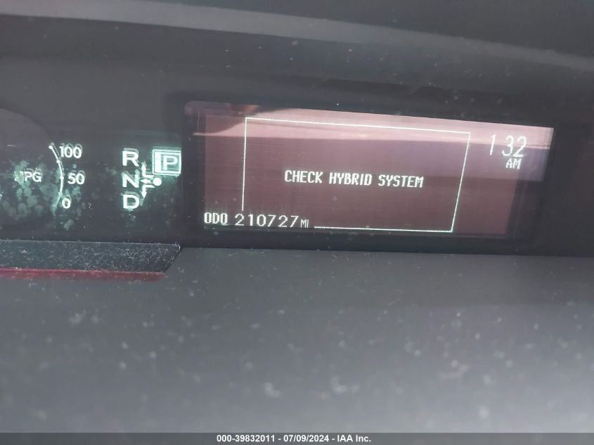 2010 Toyota Prius Ii VIN: JTDKN3DU7A0075398 Lot: 39832011