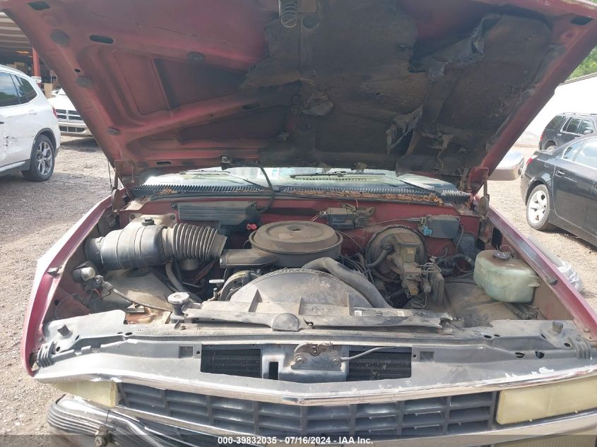 1990 Chevrolet Gmt-400 C1500 VIN: 2GCEC19K2L1261341 Lot: 39832035