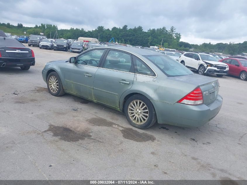 2005 Mercury Montego Premier VIN: 1MEHM43105G625062 Lot: 39832064