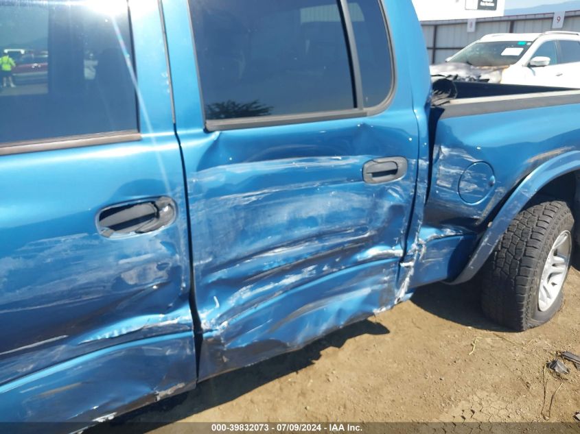 2004 Dodge Dakota Slt VIN: 1D7HG48N34S566935 Lot: 39832073