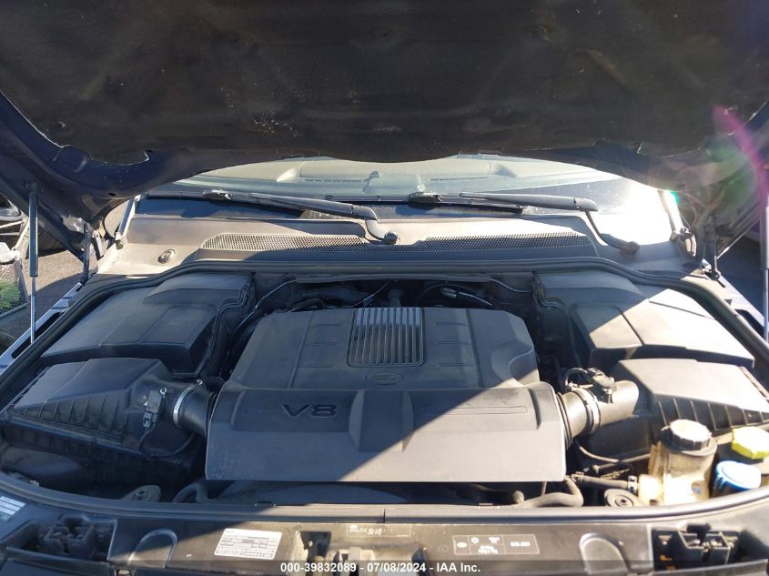 2013 Land Rover Range Rover Sport Hse VIN: SALSF2D40DA809538 Lot: 39832089