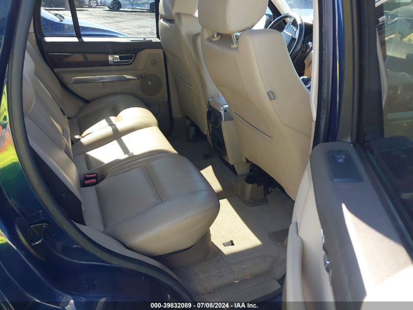 2013 Land Rover Range Rover Sport Hse VIN: SALSF2D40DA809538 Lot: 39832089