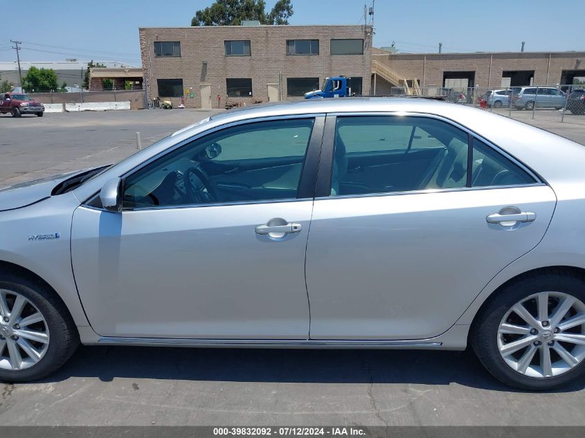 2012 Toyota Camry Hybrid Xle VIN: 4T1BD1FK6CU047005 Lot: 39832092