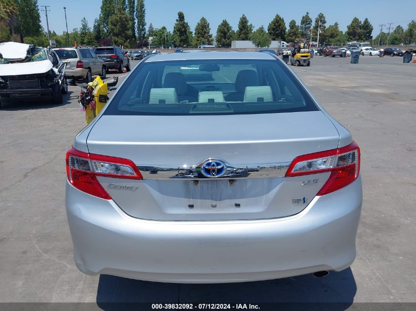 2012 Toyota Camry Hybrid Xle VIN: 4T1BD1FK6CU047005 Lot: 39832092