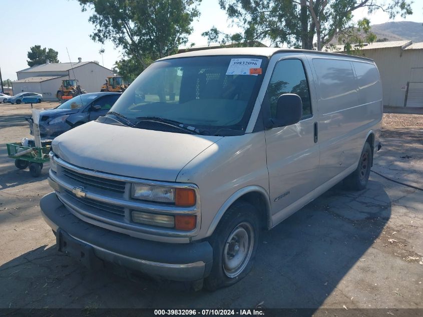 1998 Chevrolet Chevy Van G2500 VIN: 1GCFG25W8W1022877 Lot: 39832096