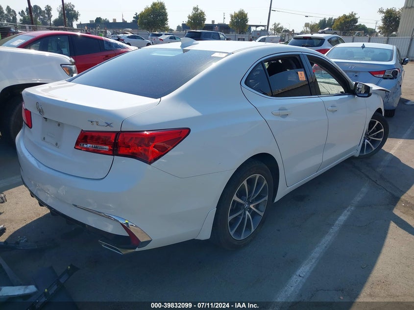 2018 Acura Tlx VIN: 19UUB2F34JA003750 Lot: 39832099