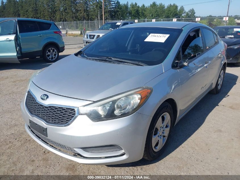 2016 Kia Forte Lx VIN: KNAFK4A61G5543513 Lot: 39832124