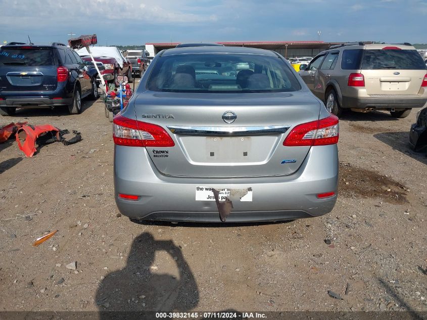 2014 Nissan Sentra S VIN: 3N1AB7AP3EY318181 Lot: 39832145