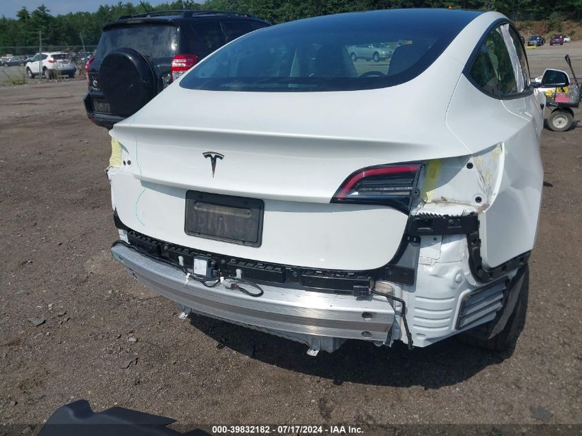 2021 Tesla Model 3 Standard Range Plus Rear-Wheel Drive VIN: 5YJ3E1EA7MF947825 Lot: 39832182